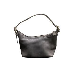 VTG Coach Purse Women’s1Size Small Demi Hobo Leather Zipper SilverHardware Black